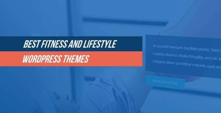 Fitness and lifestyle WordPress themes