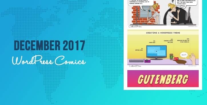 December 2017 WordPress comics