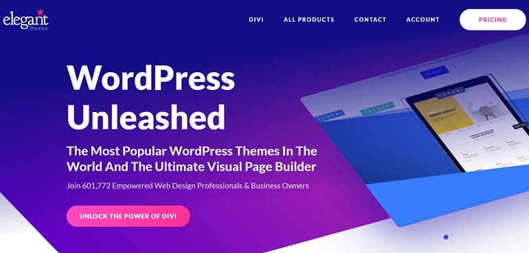 Elegant Themes one of the best affiliate programs for WordPress