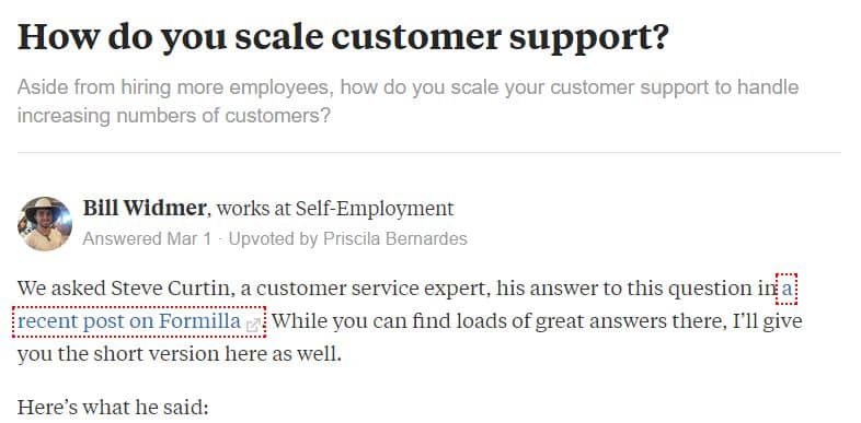 Use Quora to promote your blog posts
