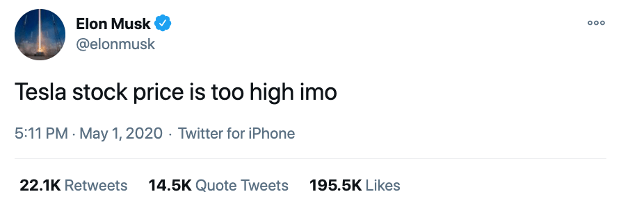 elon tweet