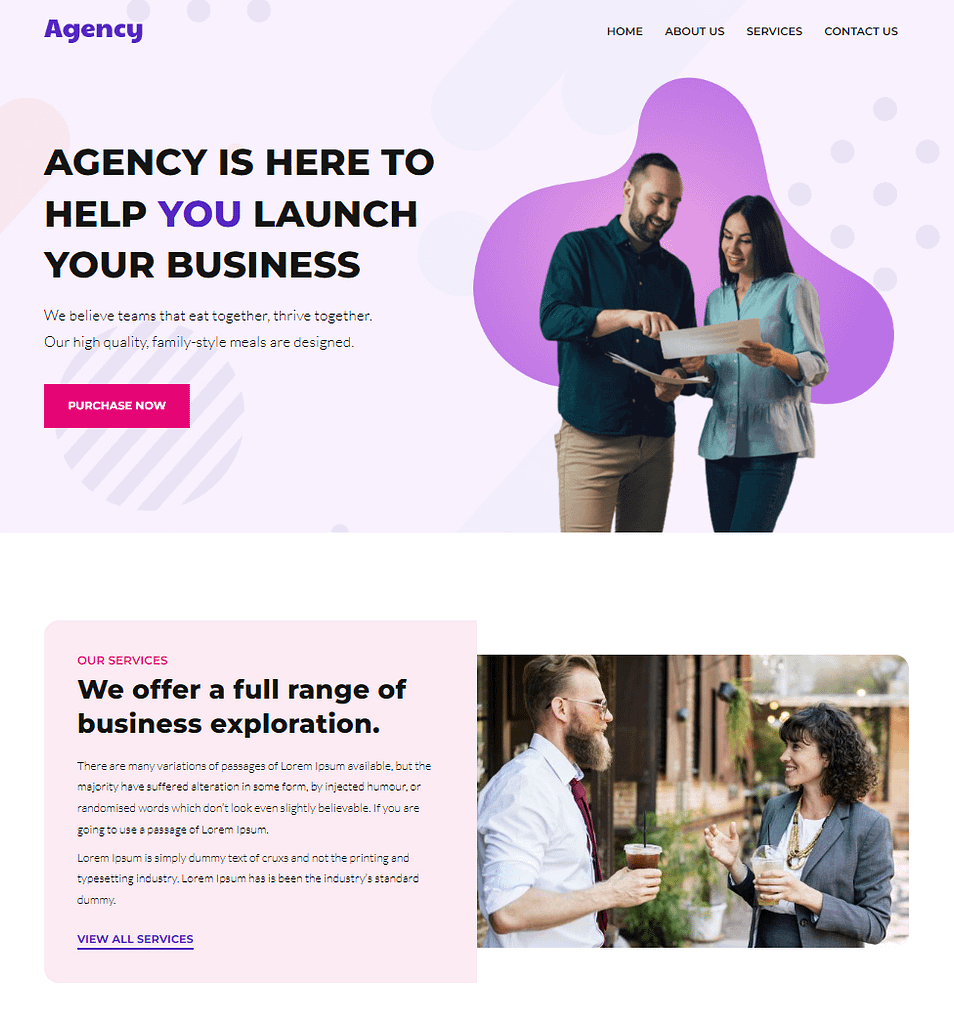 Fun Agency has the best Elementor templates for creative agencies