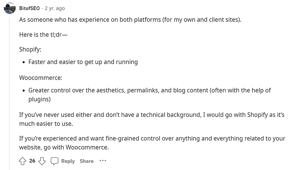 Shopify best website builder for ecommerce reddit.