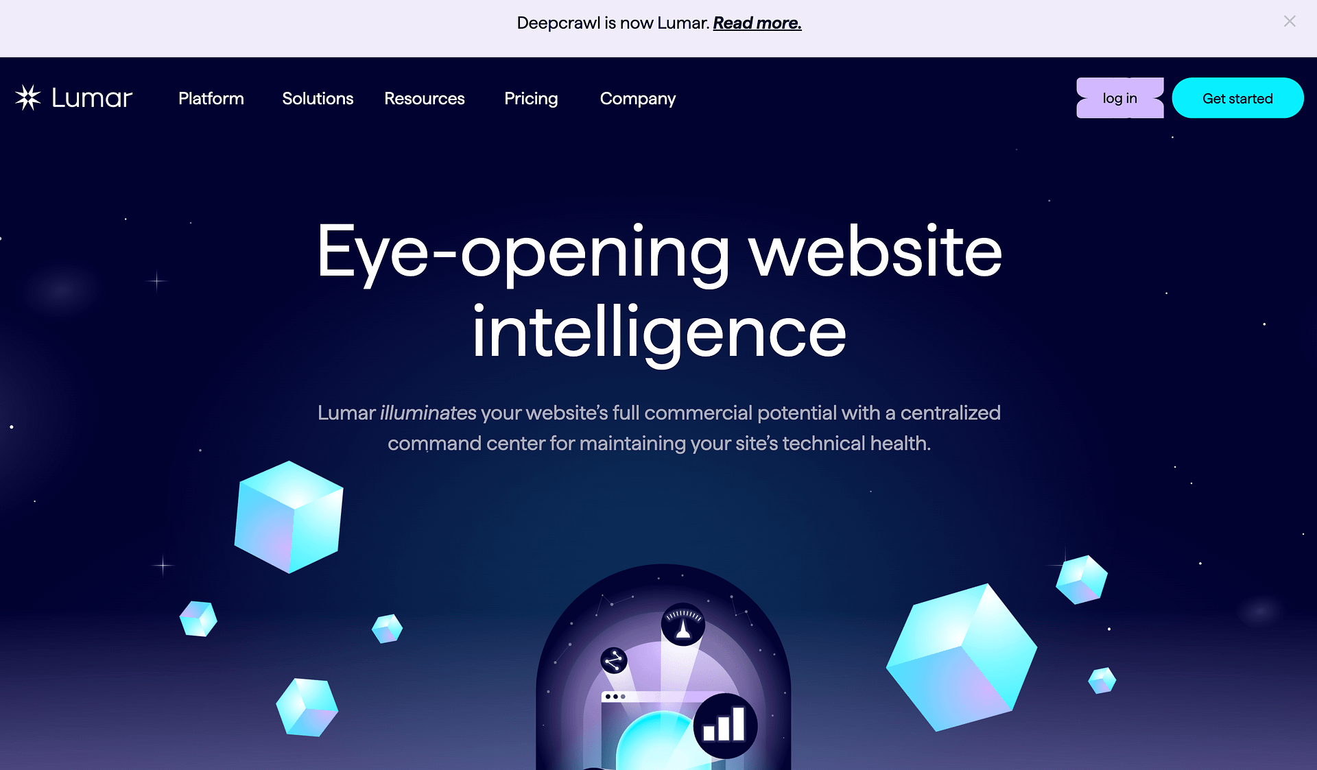 Lumar Website Intelligence, formerly DeepCrawl.