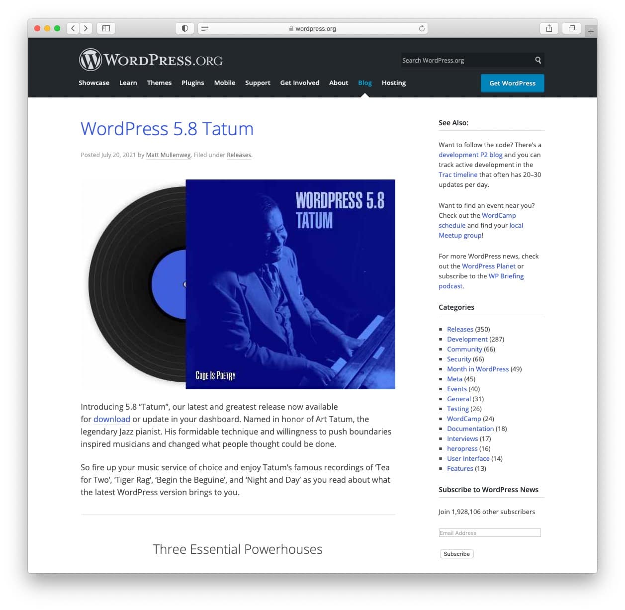 WordPress 5.8 Is Here, Block Pattern Directory Now Live, Automattic Goes  Podcast 🗞️ August 2021 WordPress News w/ CodeinWP