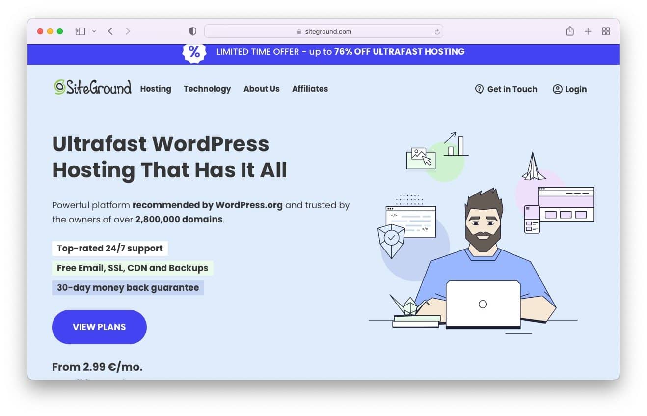 SiteGround: