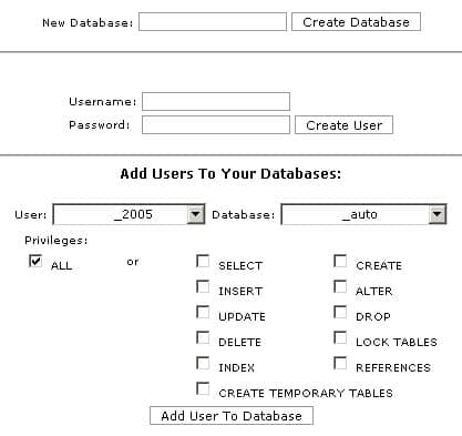 Adding a Database