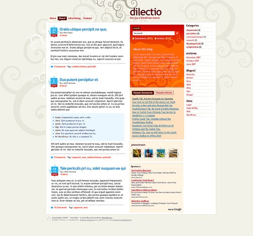 Dilectio WordPress Theme