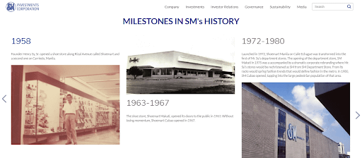milestone in SMs history