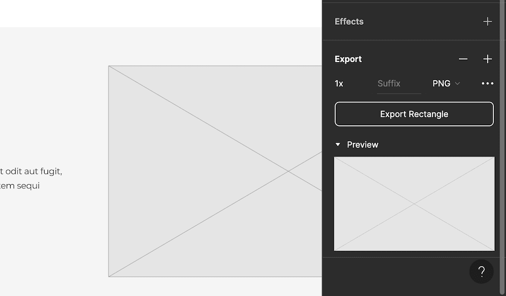 A close-up of the Export dialog in Figma.