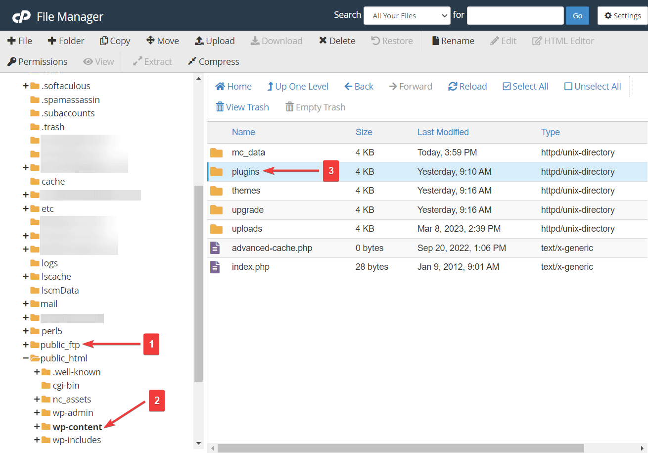 locating plugins folder in file manager