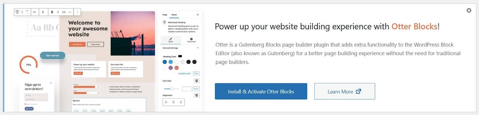 Prompt to install Otter Blocks.