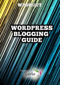 The cover of the free eBook - WordPress Blogging Guide