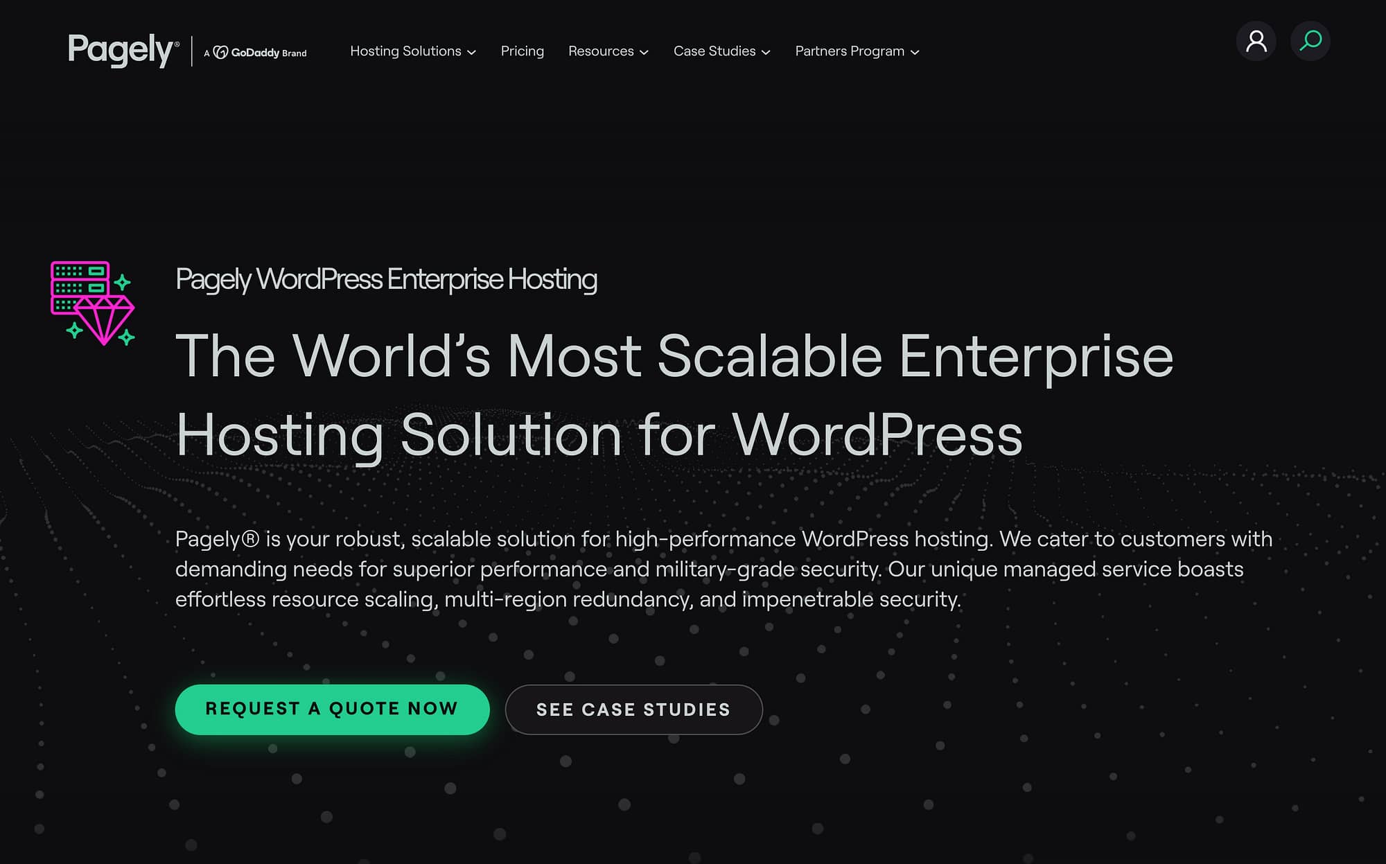 Pagely WordPress hosting.