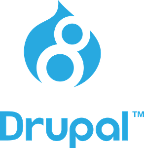 drupal 8 logo Stacked CMYK 300