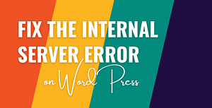 wordpress internal server error