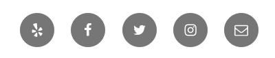 Twenty Seventeen social menu icons