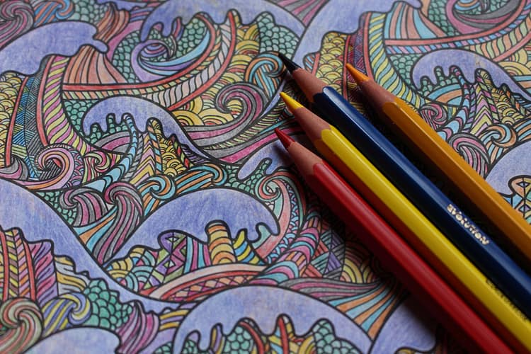Crayons - like a coloring book, working with Squarespace is relaxing