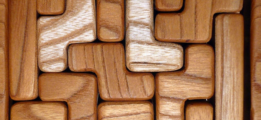 Tetris wood