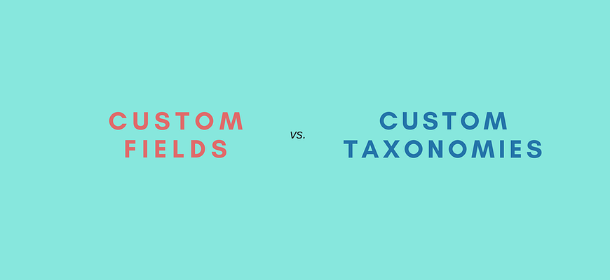 custom fields and custom taxonomies