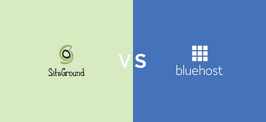 siteground vs bluehost comparison 2019