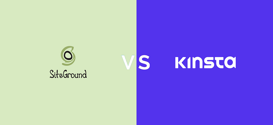 siteground vs kinsta hosting comparison
