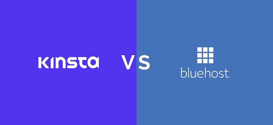 kinsta vs bluehost comparison