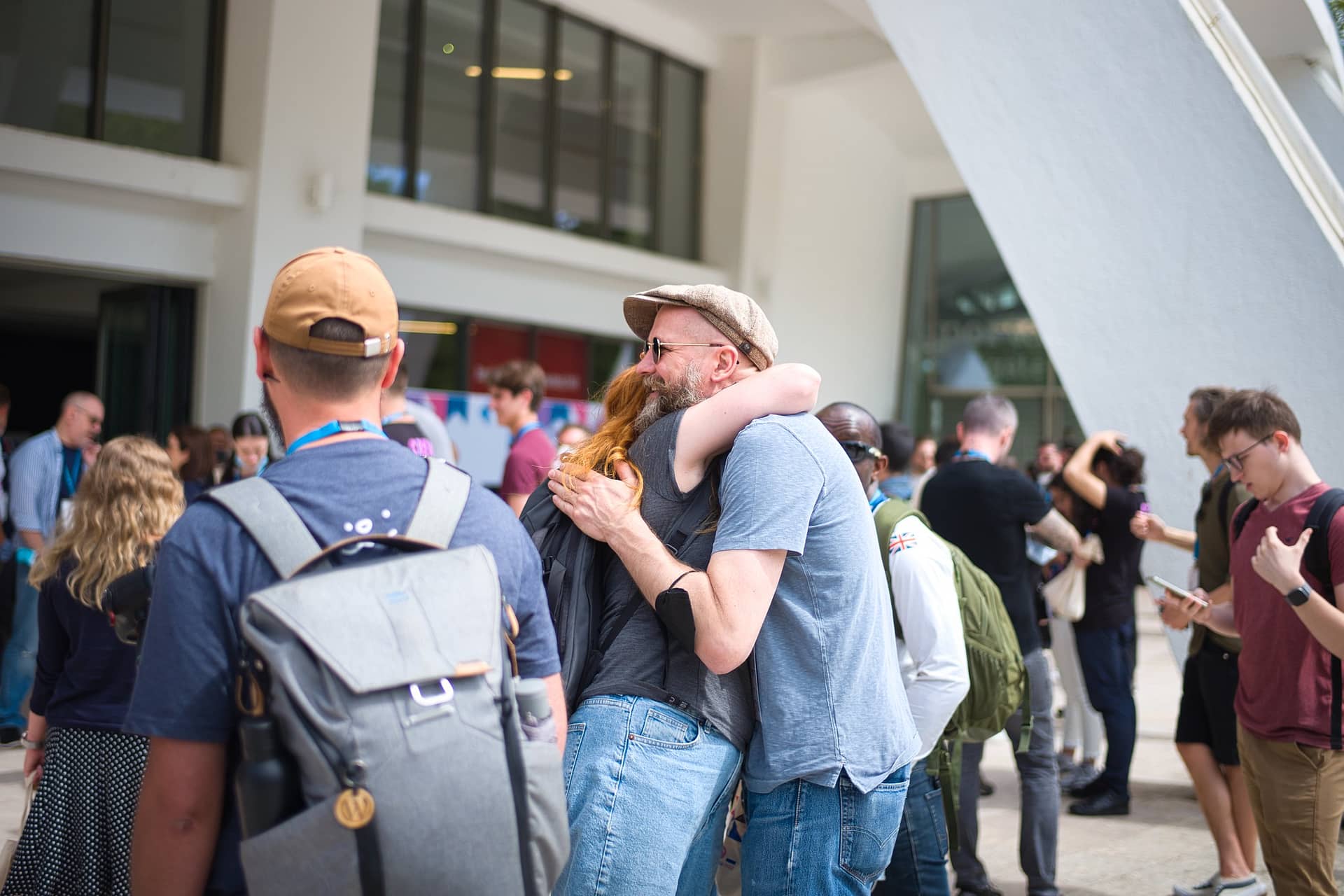 A community group photo from WordCamp Europe.