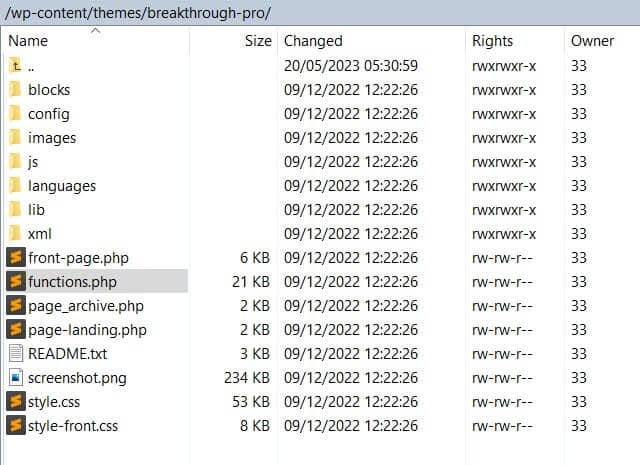 How to edit your theme's functions.php file to check if heartbeat API is causing 503 error in WordPress.