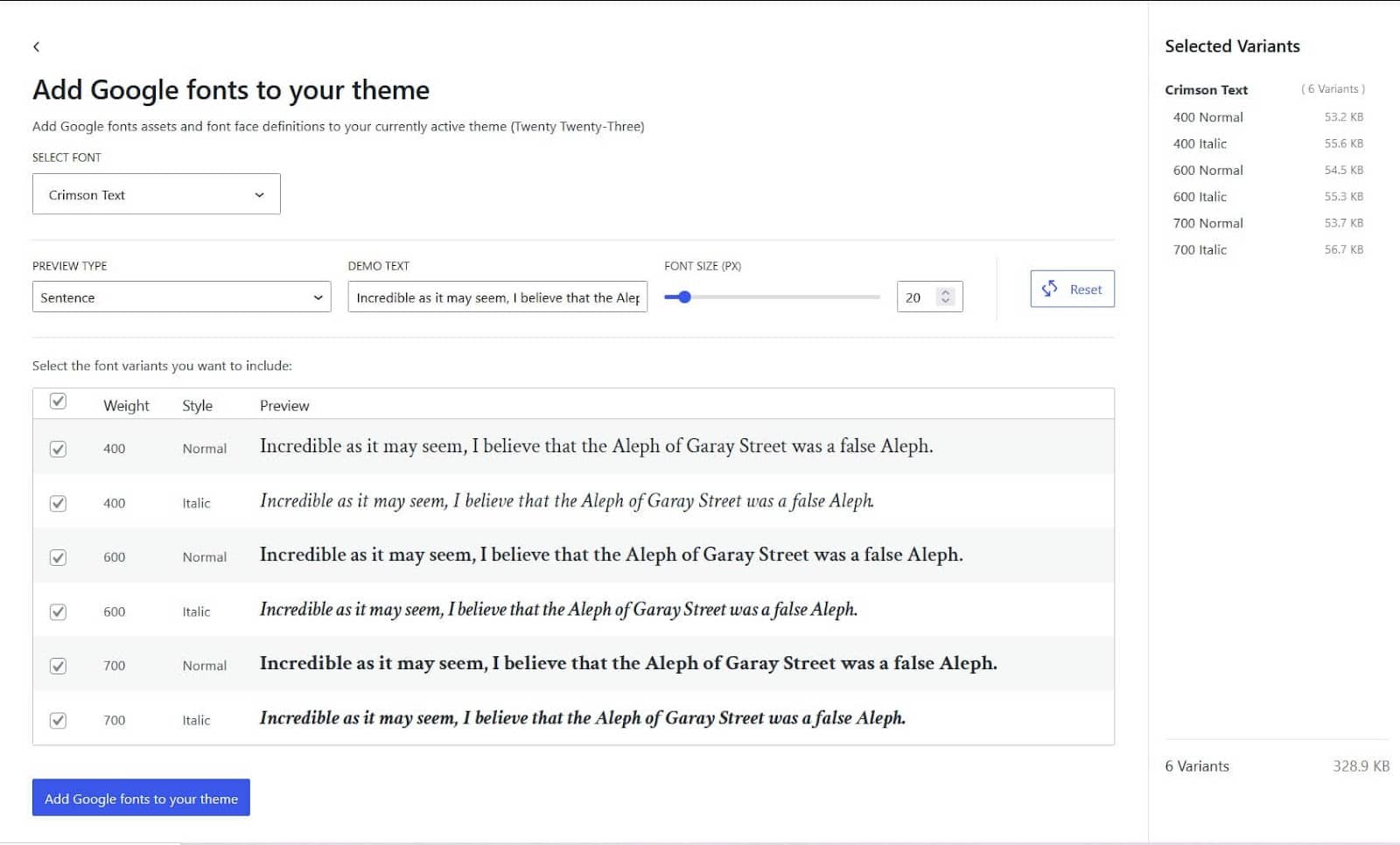 How to build a block theme: Add Google fonts to your theme.
