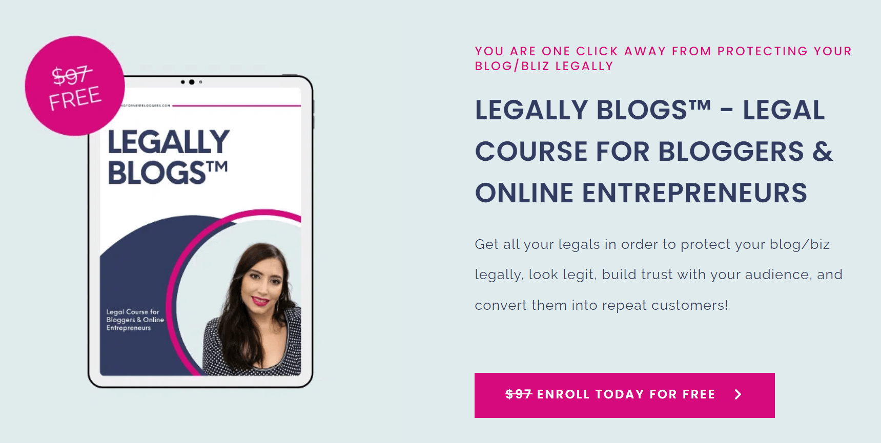 Legally Blogs course